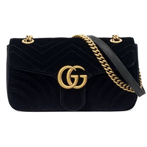 gucci marmont velvet bag medium|gucci marmont nera.